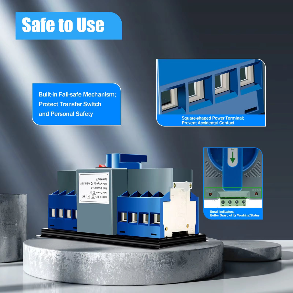 Noka Build 4P 63A Automatic Transfer Switch